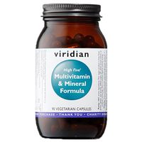 Viridian High Five Multivitamin & Mineral Formula, 90 Capsules